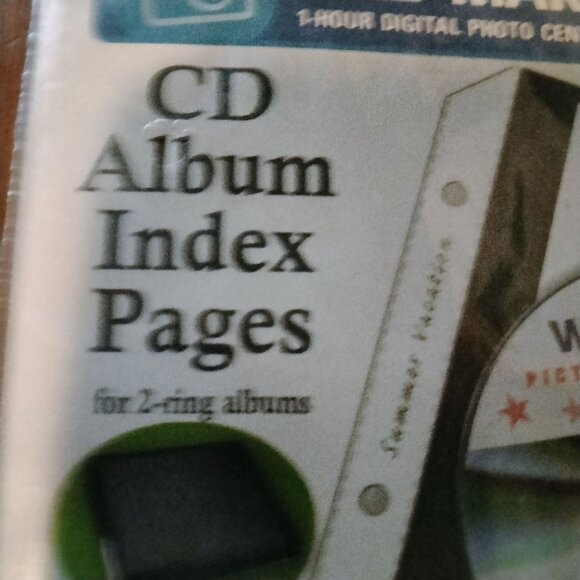 Cd Album Index Pages 5 Pack For 2 Ring Albums USA - Picture 2 of 4